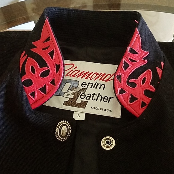 Black denim jacket - Picture 2 of 4